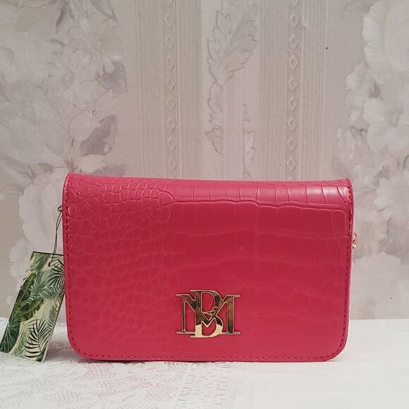 Badgley Mischka Crossbody Shoulder Pink Bag NWT - Picture 4 of 4